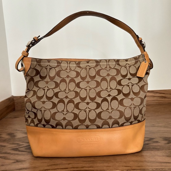 Coach Signature Hobo Shoulder Bag - Picture 2 of 12